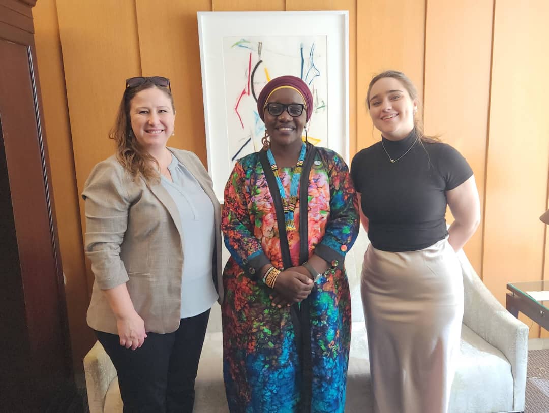 Zabib in diplomatic meetings with international partners