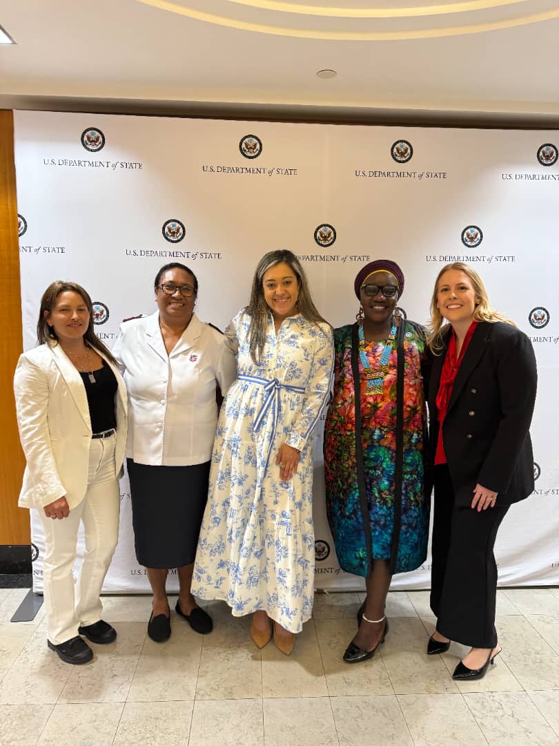 Zabib with fellow Women of Courage Award recipients at US State Department